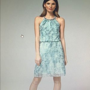 WHBM Snake Blousen Dress